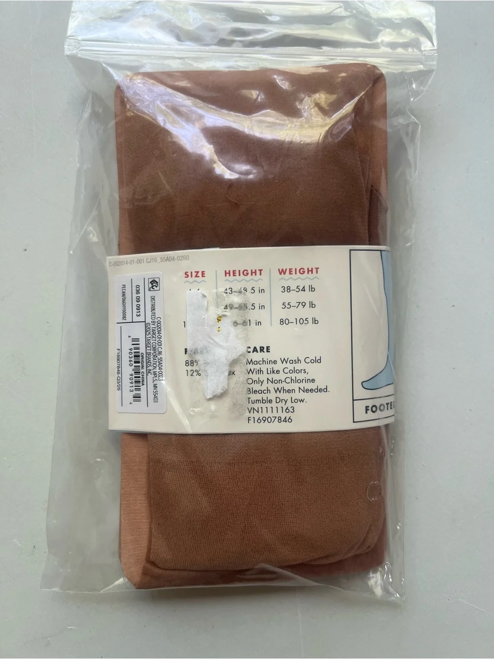 Girls' 2pk High Waisted Pantyhose